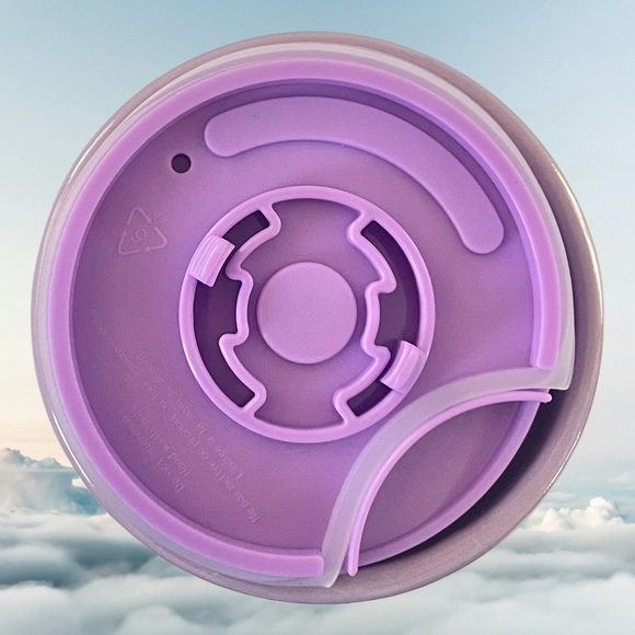 2022 NEW STARBUCKS Purple Light Green Ombre Iridescent Winter Ceramic Mug 8 oz - Picture 6 of 8